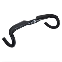 31 8400420440mm dodici ud cycling handlebar black matt gloss logo finish full carbon fiber road handlebar bent bar with stem