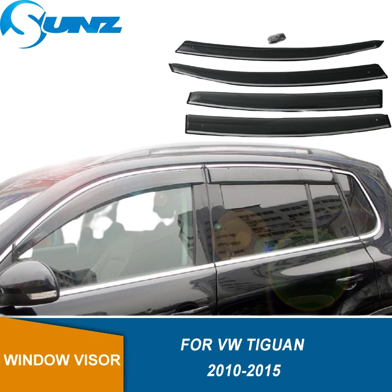 Боковых окон для VW Tiguan 2010 2011 2012 2013 2014 2015 2016 оконный козырек погоду защищает от