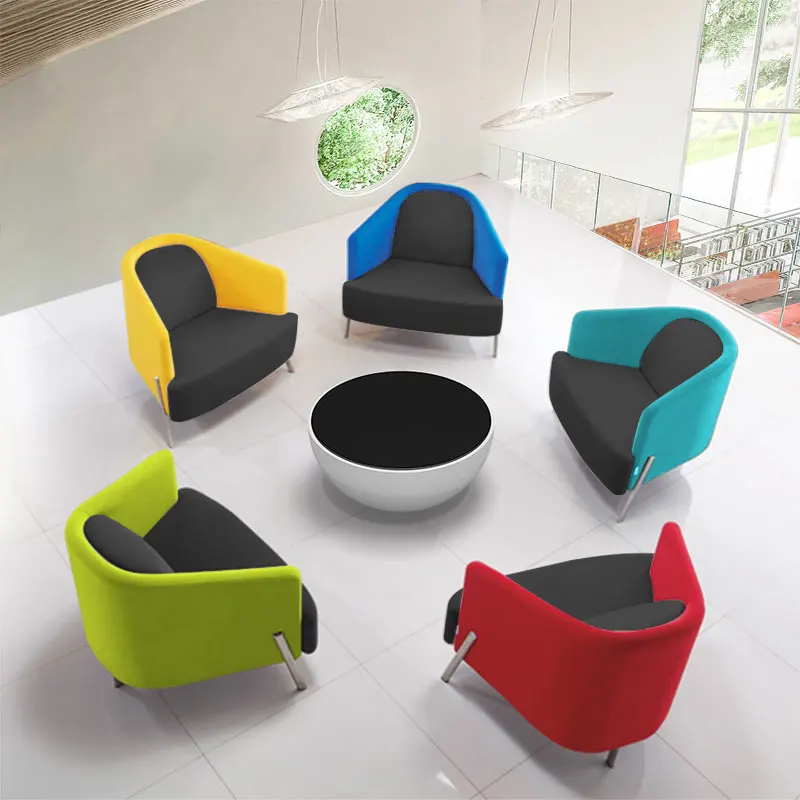 

GY Creative Office Sofa Reception Room Single Seat Combination Simple Special-Shaped Fashion Personalized Leather Chair