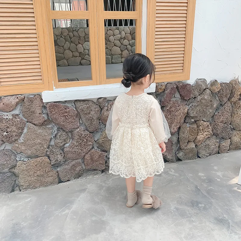 Милые платья для девочек кружевное вечерние нее платье принцессы элегантный