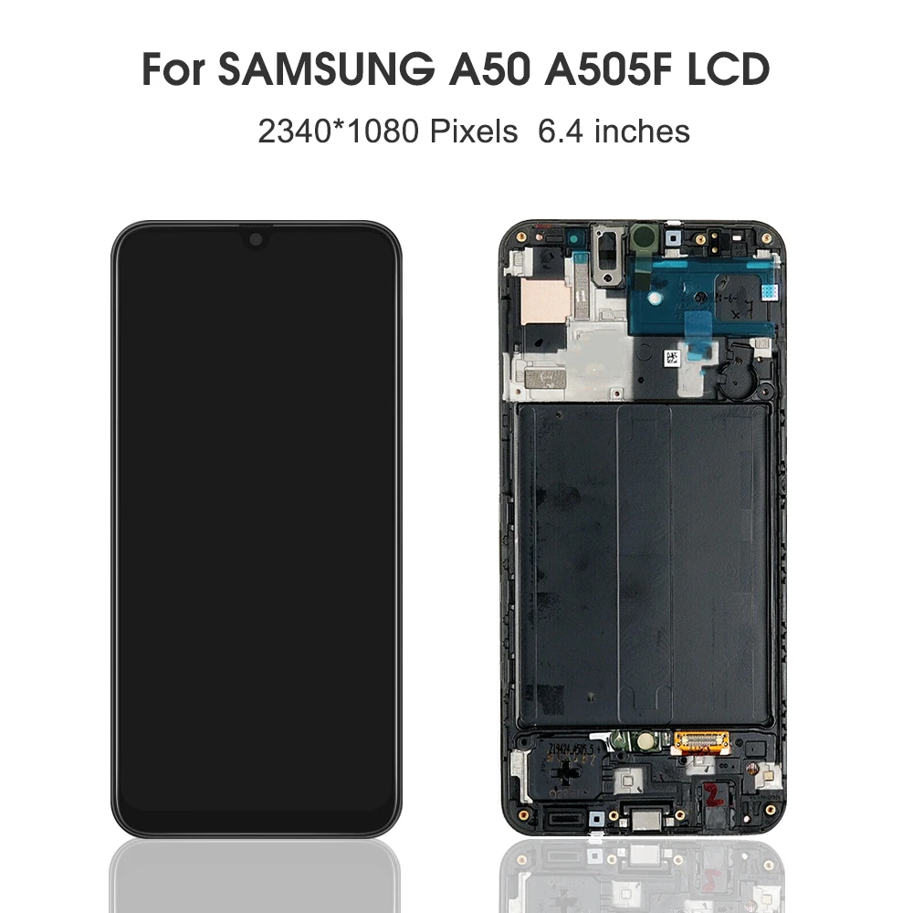 ЖК экран для Samsung Galaxy A5 2019 A505F/DS A505FD дисплей сенсорный дигитайзер сменный