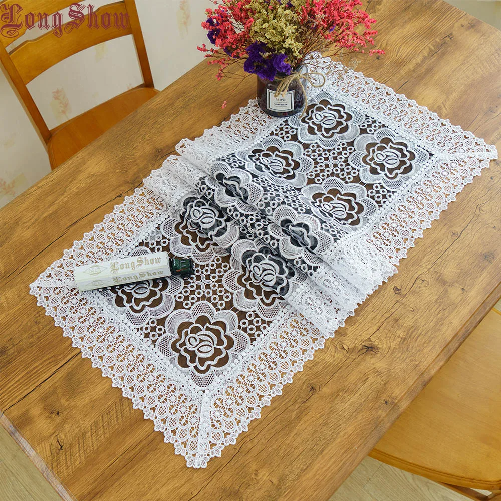 Современный Декор для дома Стиль вышитая Прозрачная Черная Цвет органза вуаль