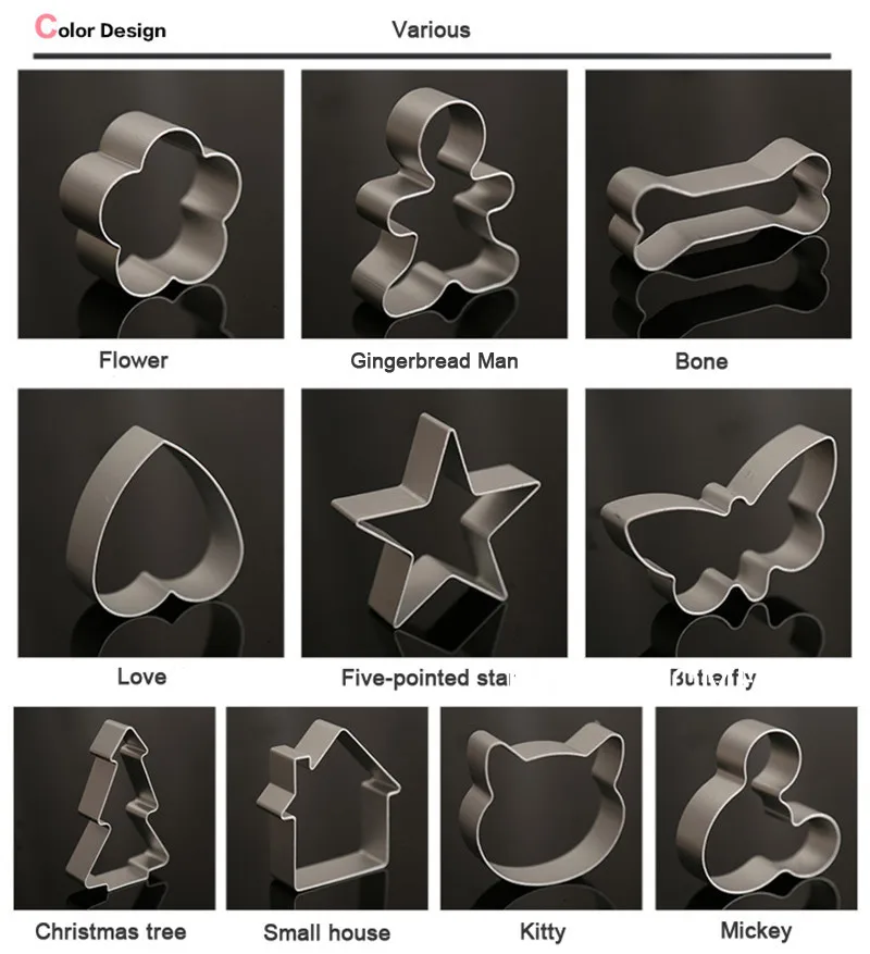 Алюминиевая форма в форме звезды инструменты для печенья торта инструмент резки