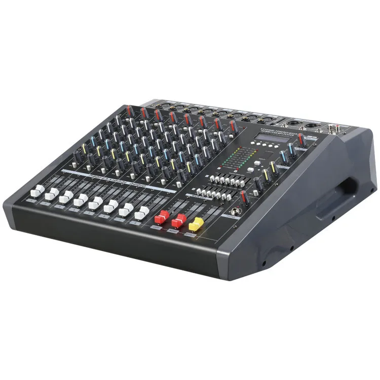 

Top quality 6ch audio power amplifier dj mixer with usb blue tooth