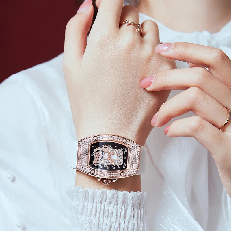 

HANBORO Original Ladies' Cask Watch Quartz regalos mujeres Women's 2021 New Fashion Watch montre femme luxe de marque for women