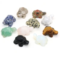 wholesale 3pcs natural stone rose quartz ornament turtle shape stones beads crafts making home decoration accessory jewelry gift