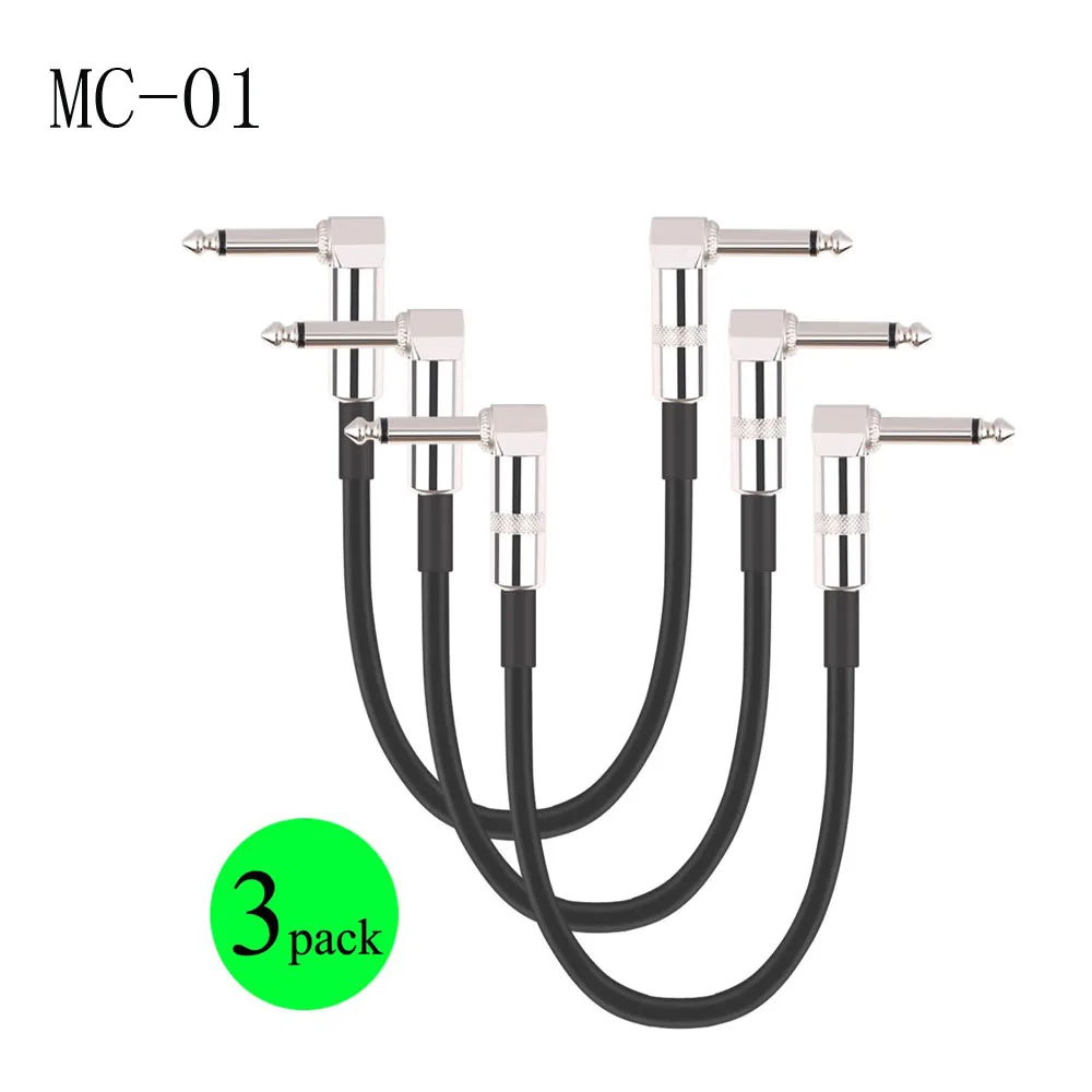 3/6 шт. 30 см гитарная педаль эффектов инструмент оптический патч-корд 1/4