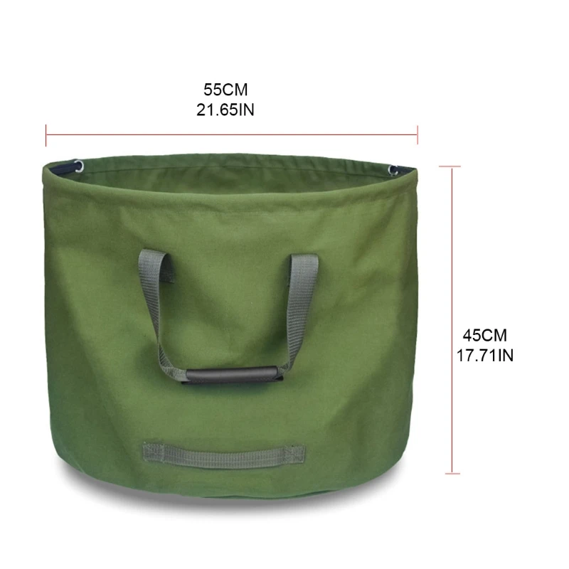 

Garden Leaf Storage Bag Garden Plant Flower Garbage Bag 600D Waterproof Oxford Cloth Reusable Gardening Lawn Leaf Yard