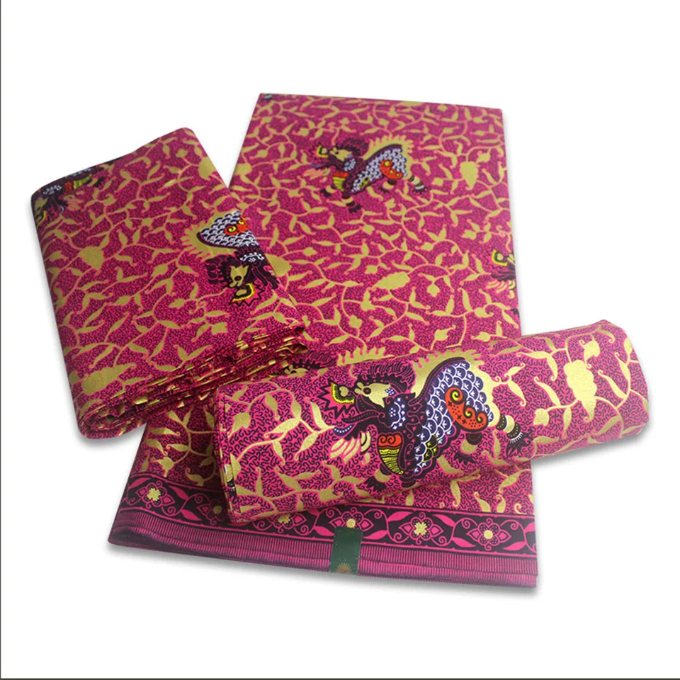 

Горячая Распродажа бронзовая анкарская ткань африканский восковой принт Золотой печати хлопчатобумажная ткань Гана нигерийский батик вос...