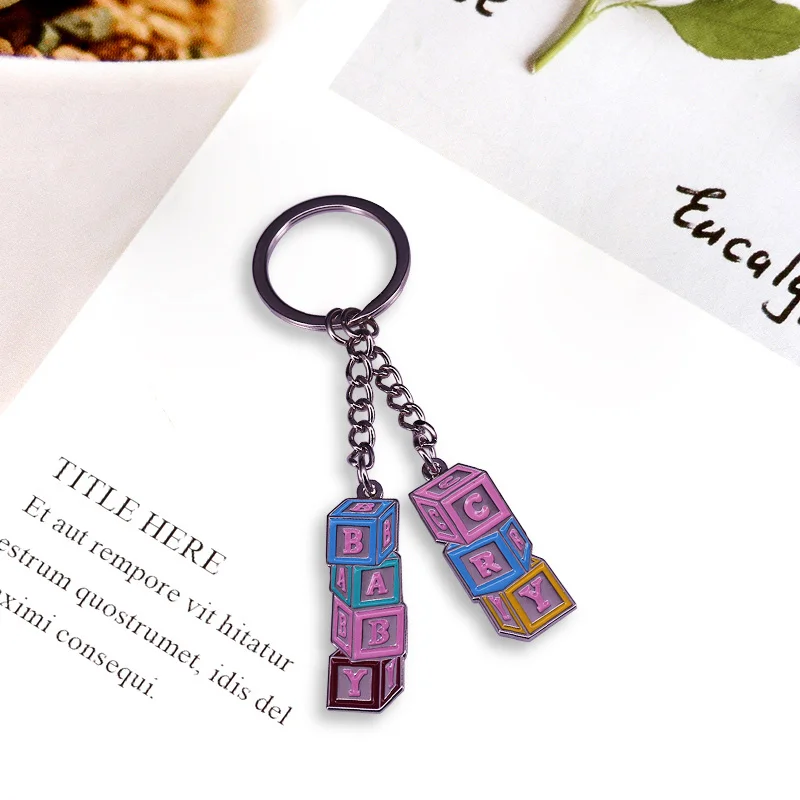 Мелани Мартинез Горячая тема блоки логотип металлический брелок цепочка