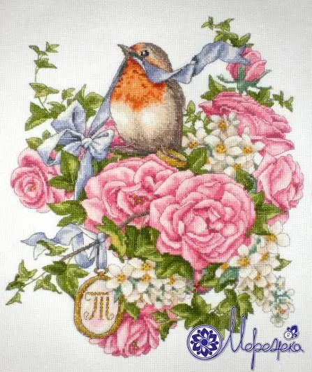 Набор для вышивки счетным крестом из коллекции HH Gold хлопок RS вышивка Merejka K-28 2