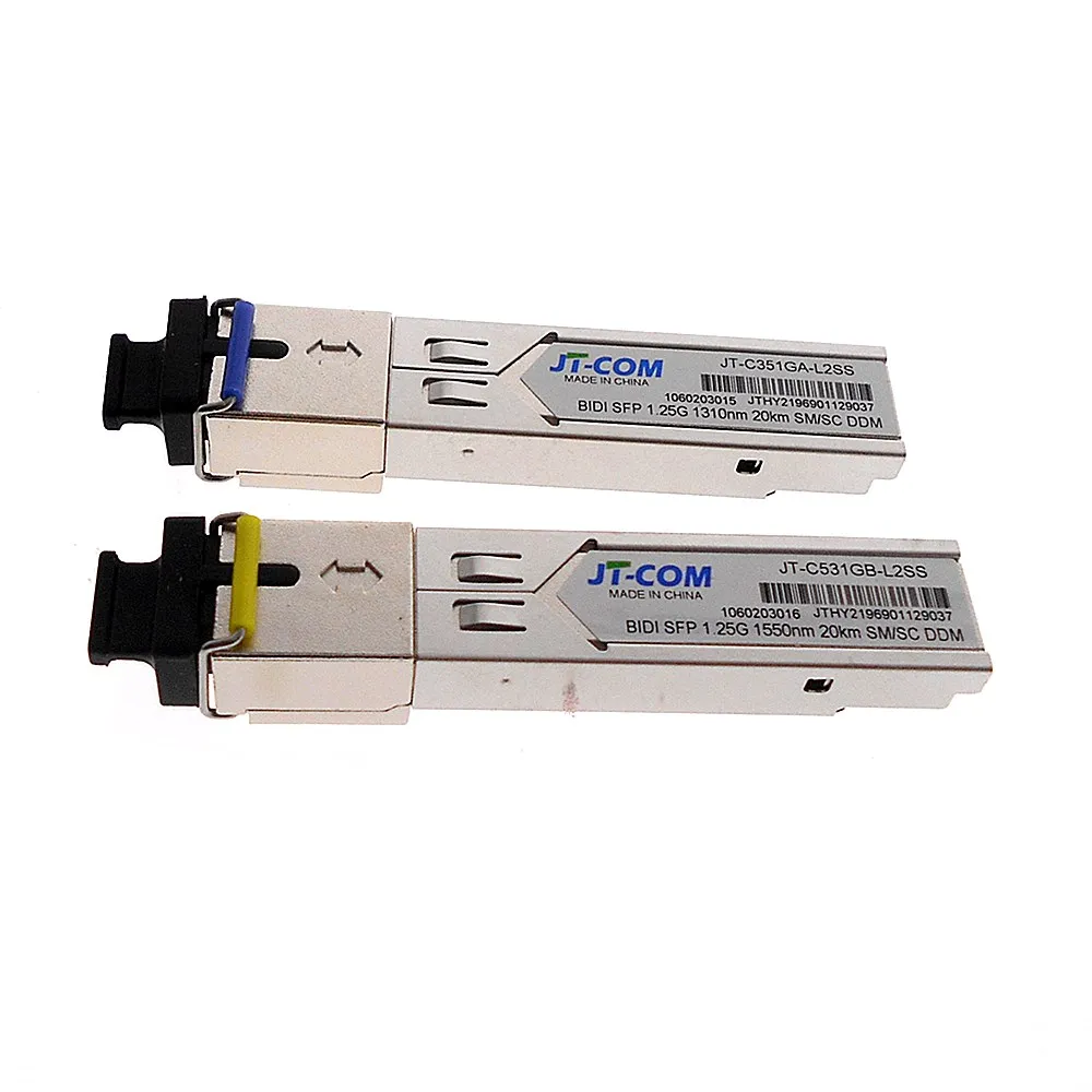 Гигабитный одномодовый одноволоконный оптический модуль SFP 20 км порт SC
