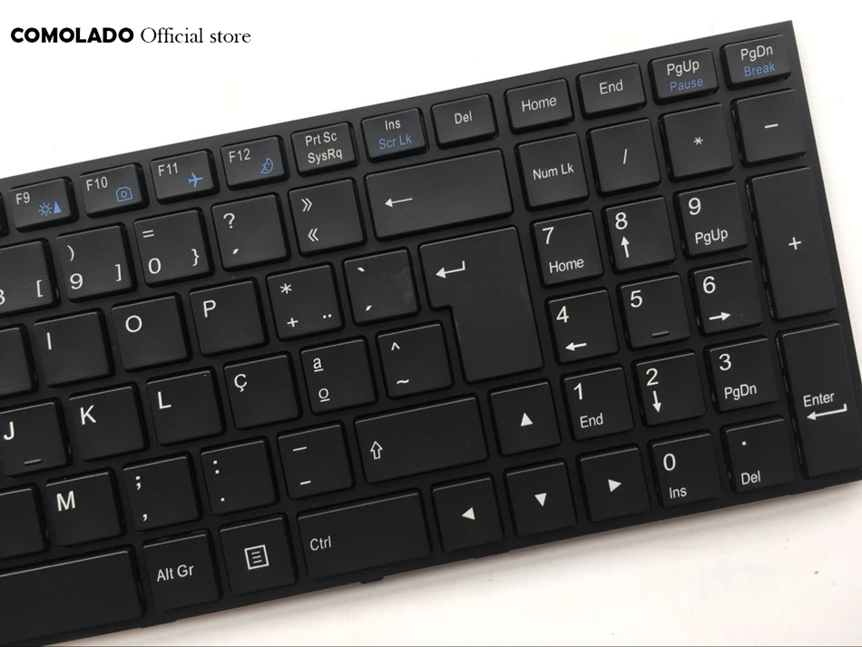 Португальская клавиатура с подсветкой для ноутбука CLEVO P650 P651 P6500 NP8651 P650SE P655 P671 P655SE