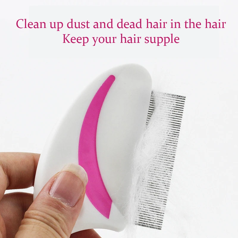 Расческа для домашних животных маленькая расческа груминга простая с белой