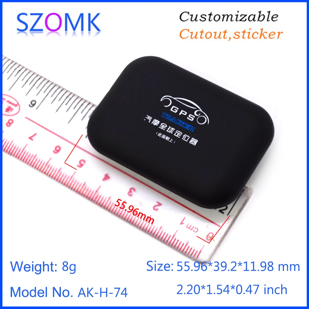 Пластиковый корпус для электроники szomk 56*39*12 мм 1 шт. пластиковый локатора с GPS