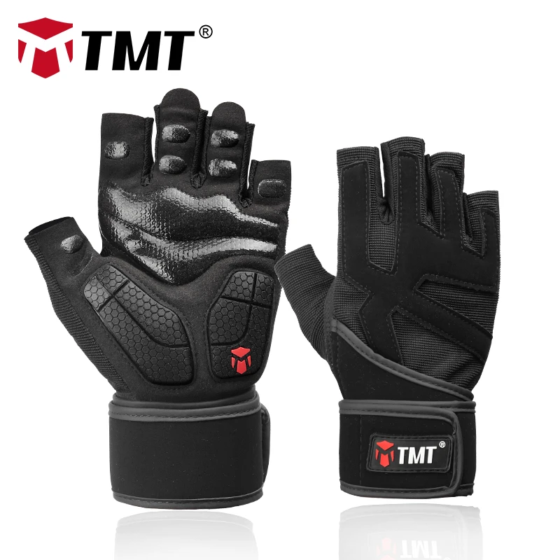 TMT спортивные фитнес тяжелая атлетика спортивные перчатки для тренировок фитнес бодибилдинг тренировки наручные обертывания упражнения перчатки для мужчин и женщин