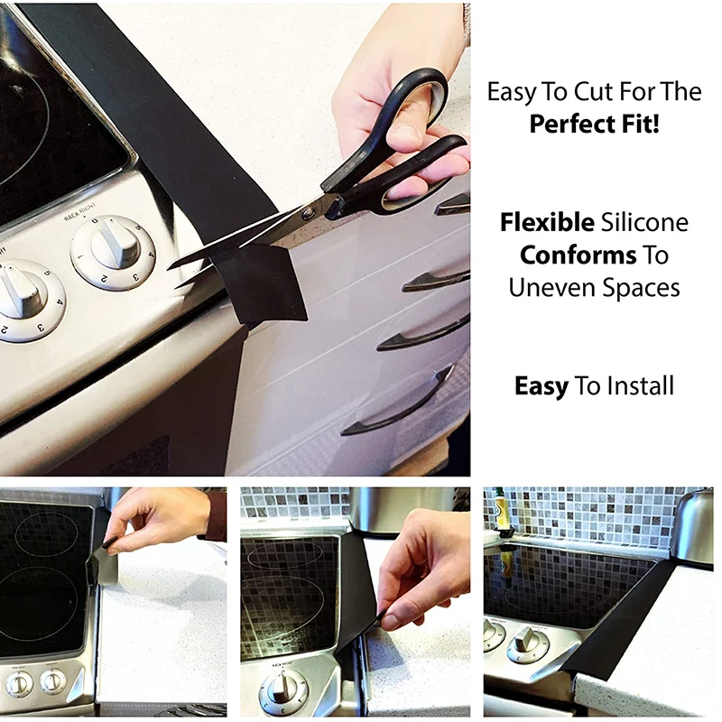 Кухонная силиконовая плита термостойкий наполнитель с широким и длинным зазором