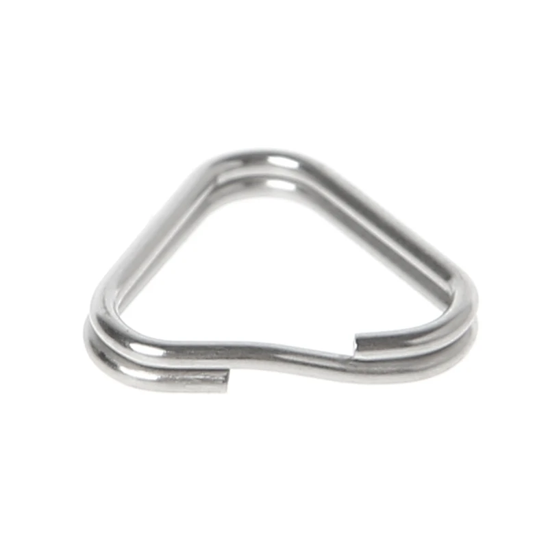 10 шт./компл. металлические треугольные кольца раздельные ремешки для цифровой