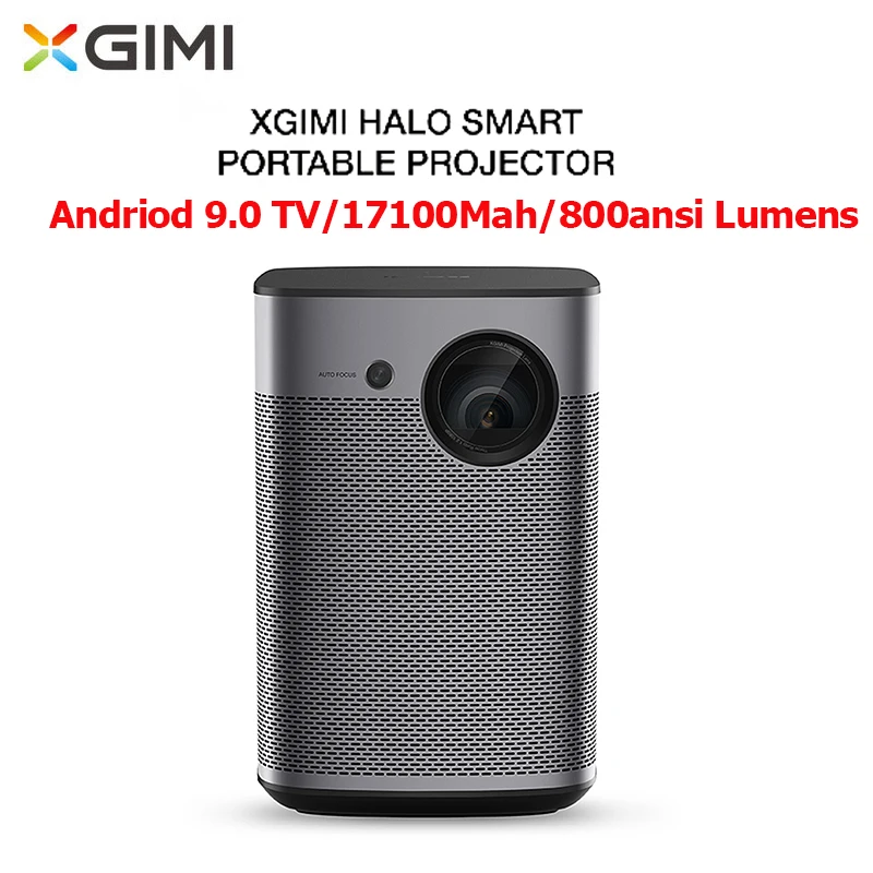XGIMI Halo 3D портативный проектор Android TV 9 0 17100mAh 800ANSI Lumens 1080P 4 точечный Keystone Коррекция 4K
