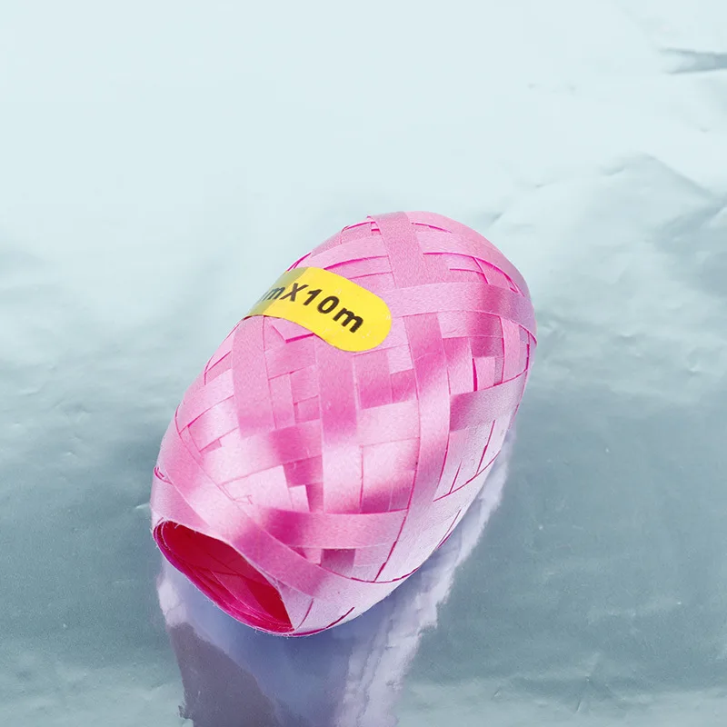 

6pcs ribbon party decoration egg-shaped rugby tie balloon rope balloon color ribbon wedding wedding decoration wholesale