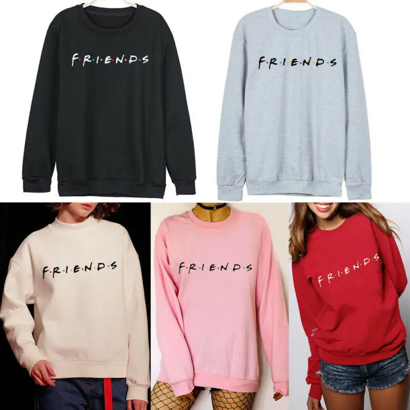 2020 New Fashion Women Print Sweatshirt Slouch Pullover Jumper Tops Coat Sweatshirts