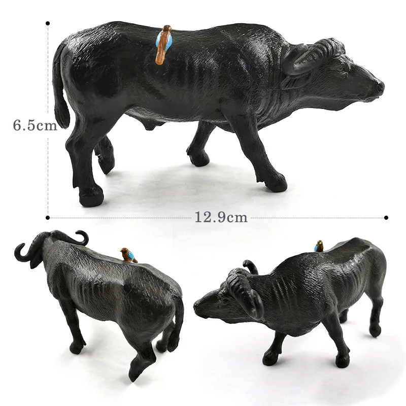 Новинка фигурка буйвола яка пьешлейф свинья корова крупного рогатого скота бык