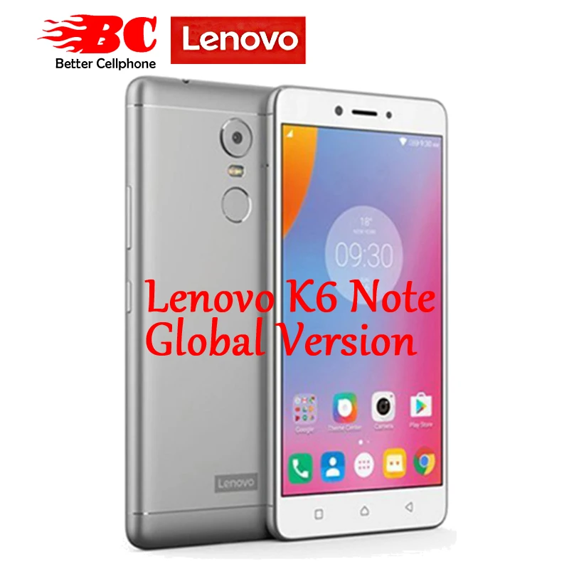 Lenovo K6 Note смартфон с 5 5-дюймовым дисплеем восьмиядерным процессором Snapdragon 430 ОЗУ 3