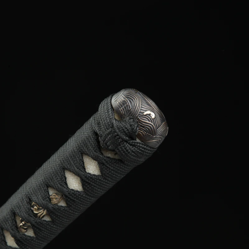 

Japanese Katana Folded Steel Clay Tempered Blade Razor Sharp Ready for Cutting Real Swords Handmade Full Tang Tokugawa Catana