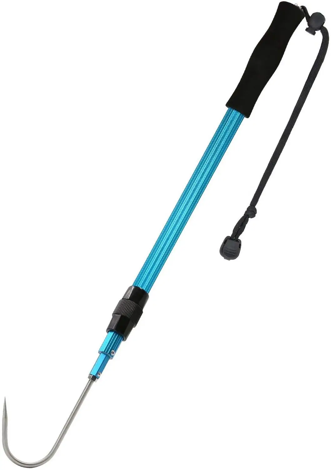 Телескопический рыболовный крючок SANLIKE из нержавеющей стали с мягкой ручкой