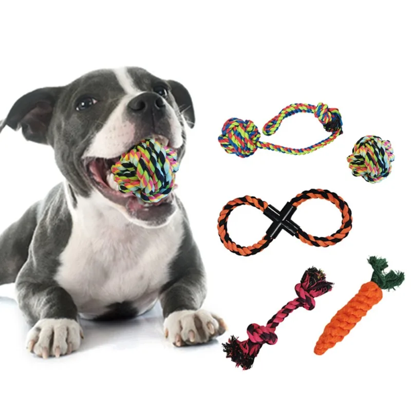 

Жевательная веревка для домашних животных, Жевательная веревка для костей в оплетке