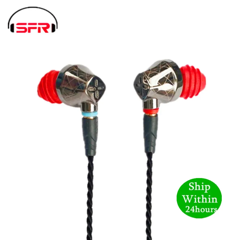SENFER DT6 1BA + 1DD гибридные наушники вкладыши HIFI DJ спортивные для бега с микрофоном