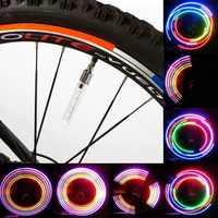 5 led colorful lights bicycle wheel bike tyre flashlight tire valve light caps wheel spokes led light accessories