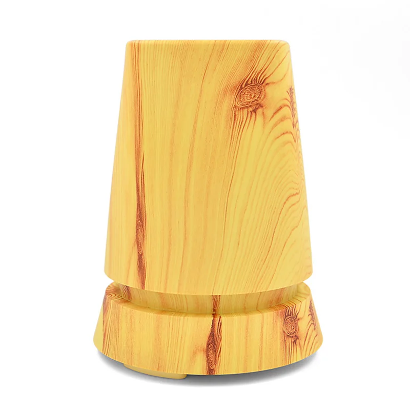

JSLG 350ml Wood Table Lamp Aroma Essential Oil Diffuser 7 olors Ultrasonic Air Humidifier Home 100v-240v Electric Aroma Diffuser
