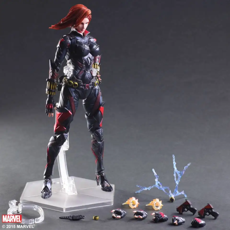 

Play Arts Avengers Infinity War Black Widow Action Figures Toy