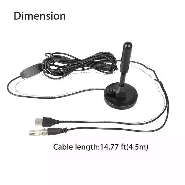 

HD Digital Indoor Amplified TV Antenna 200 Miles Ultra HDTV With Amplifier VHF/UHF Quick Response Indoor Outdoor Aerial HD Set