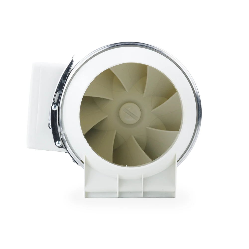 3" 4" 5" 6" 8" 220V Home Silent Inline Pipe Duct Fan Bathroom Kitchen Ventilation Toilet Exhaust 75/100/125/150/200mm |