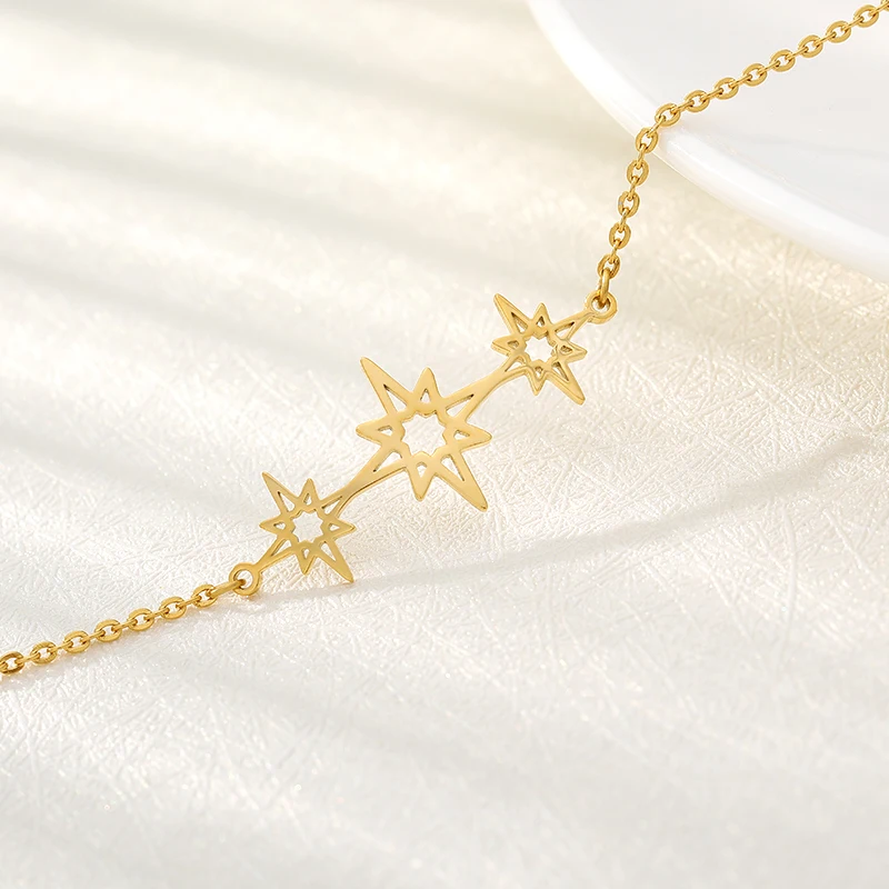 Женские браслеты шармы с сияющими звездами вечерние ювелирные изделия из