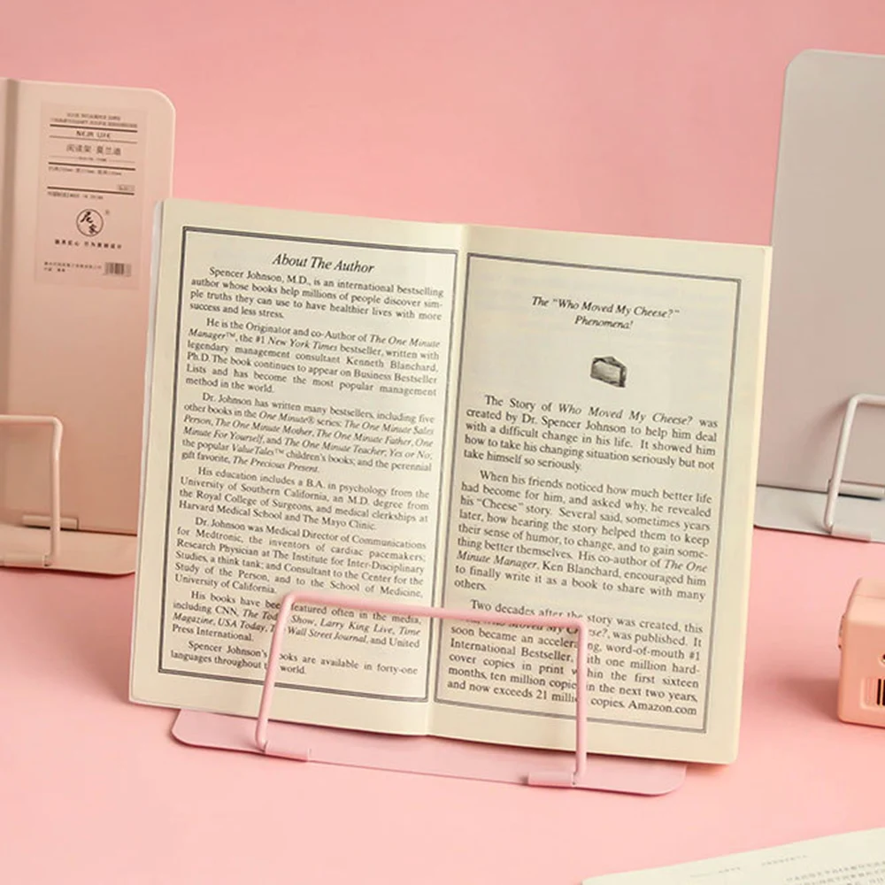 Металлический держатель для книг регулируемая подставка с шестью углами