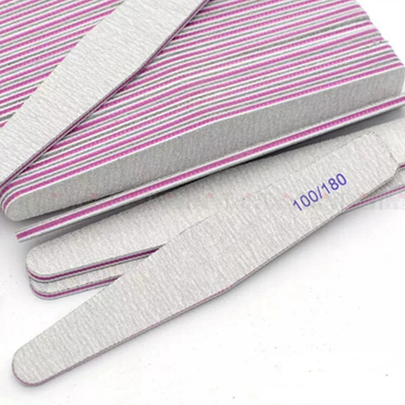 

10 Pcs Nail Art Sanding Buffer Buffing Manicure Acrylic Gel Files Grit & 20Pcs Painting Drawing Polish Brush Pen Tools