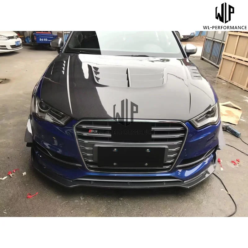 Чехлы на передние капоты из углеродного волокна для Audi A3 S3 Rs3 13-19 | Автомобили и