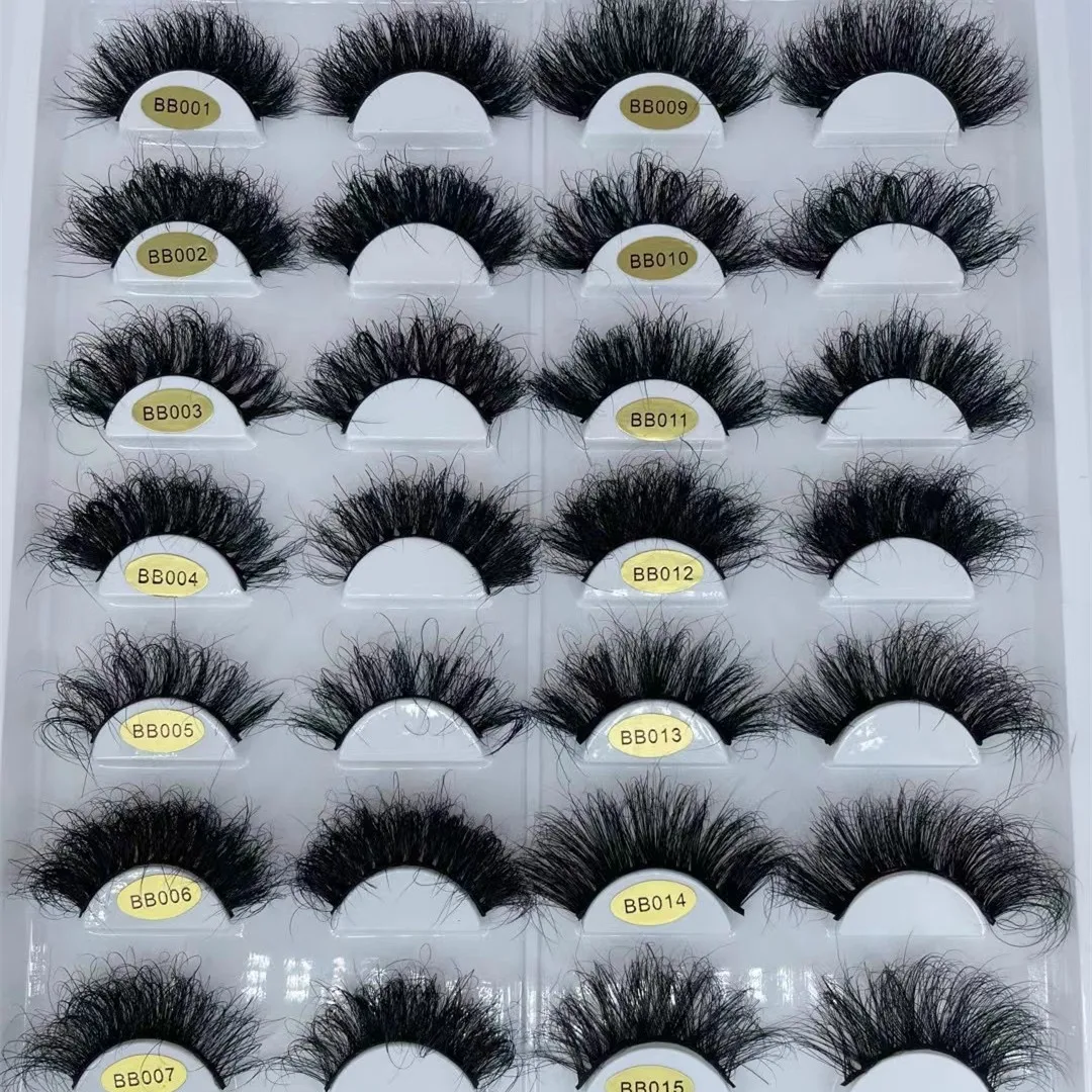 

Fluffy False Eyelash Supplies 25mm Mink Individual Eyelashes Wholesale 1 Real Free Shipping 25 Mm Mink Eyelashes Bulk Beauty