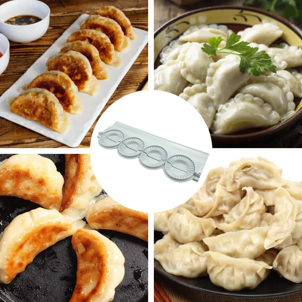 

2021 New DIY Dumpling Maker Plastic Dough Wrapper Empanada Press Mold Dumpling Mold Kitchen Cooking Tools Kitchen Accessories