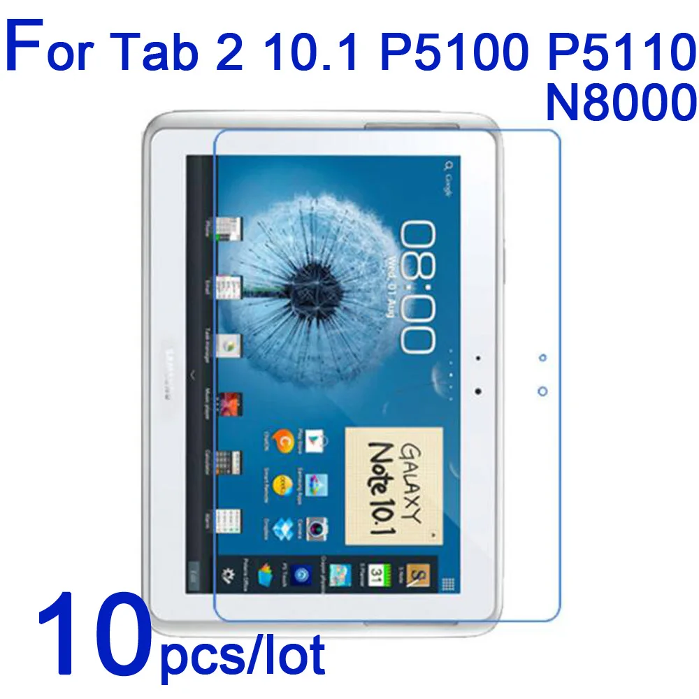 10 шт./лот Защита экрана для Samsung Galaxy Tab 2 3 7. 0 P5100 P5200 P5210 P5110 N8000