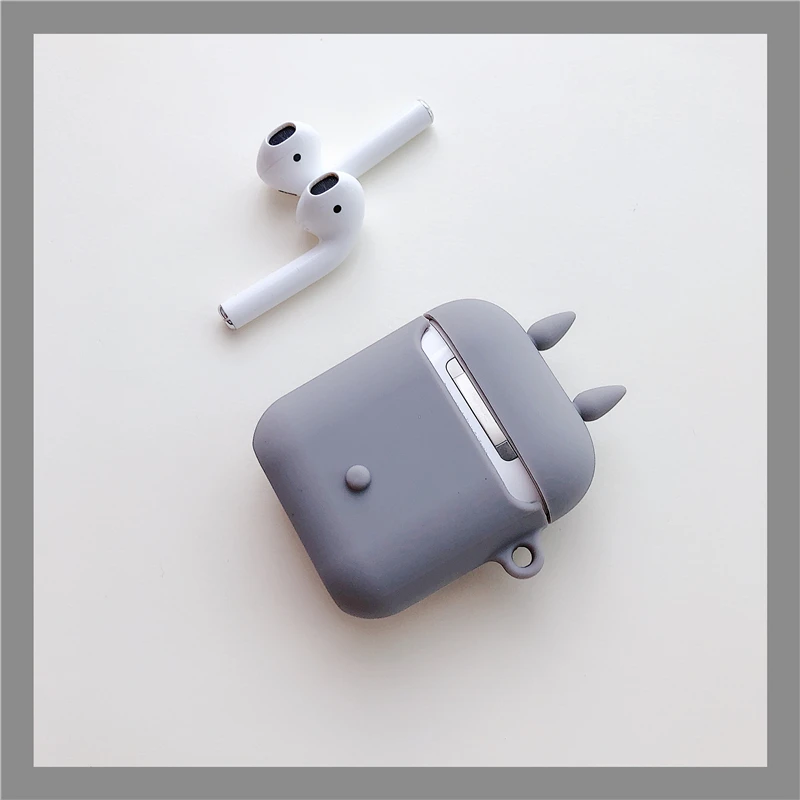 Мультяшный беспроводной Чехол для наушников для Apple AirPods 2, силиконовый чехол для зарядки наушников s, защитный чехол для AirPods