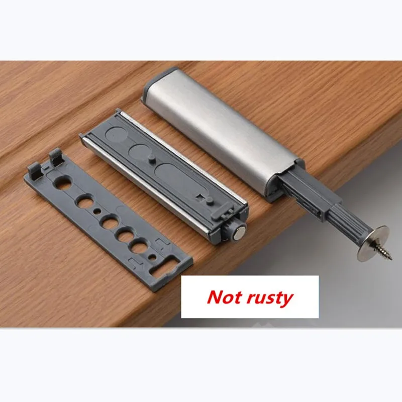 Дверной ограничитель заглушки шкафа из нержавеющей стали нажимная заглушка для