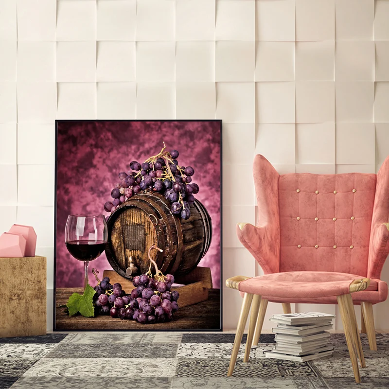 Картина по номерам картины маслом ручной работы фруктовый кофе красное яблоко