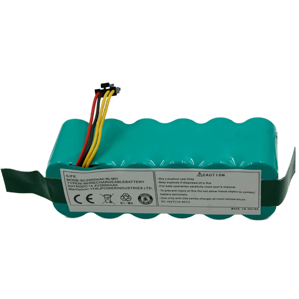 

Rechargeable Replacement Battery 14.4V 3.5A Ni-MH for Ecovacs Mirror CR120 Dibea X500 X580 KK8 Haier T320 T325 Vacuum Cleaners