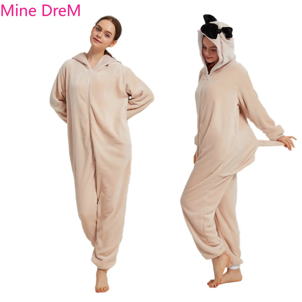 Пижама-кигуруми унисекс для взрослых пижама-кигуруми в виде панды собаки волка