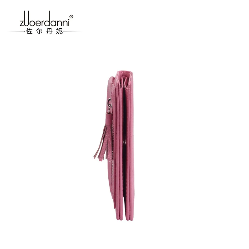 Тонкие кошельки унисекс из натуральной кожи Женский мини кошелек женский