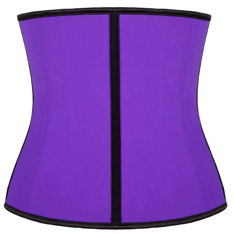 Сексуальное нижнее белье Женский латексный корсет 3-слойный с 9 стальными